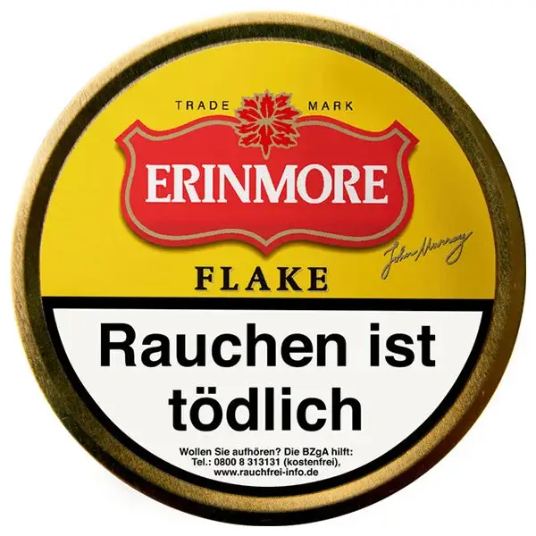 Erinmore Pfeifentabak Flake Dose Erinmore Pfeifentabak Flake Dose