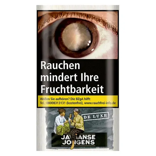 Javaanse Jongens Drehtabak De Luxe Schwarz Pouch Javaanse Jongens Drehtabak De Luxe Schwarz Pouch