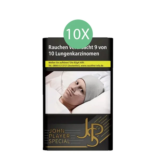 JPS Zigaretten Black Original Pack Stange JPS Zigaretten Black Original Pack Stange