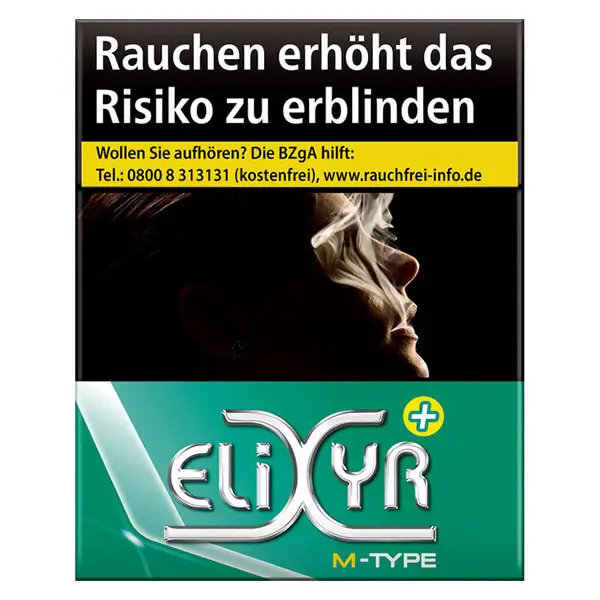 Die Elixyr Plus Zigaretten im XL Pack.