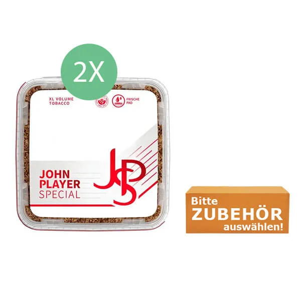 JPS John Player Tabak 2 x Eimer mit wählbarem Zubehör