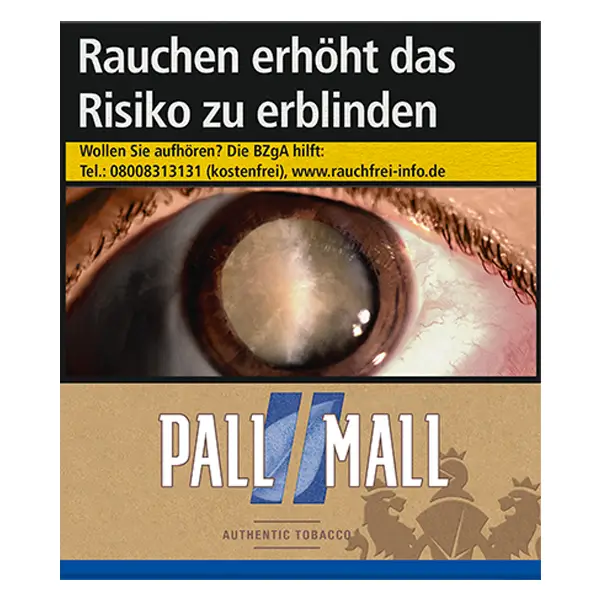 Pall Mall Zigaretten Authentic Blue Super Pall Mall Zigaretten Authentic Blue Super