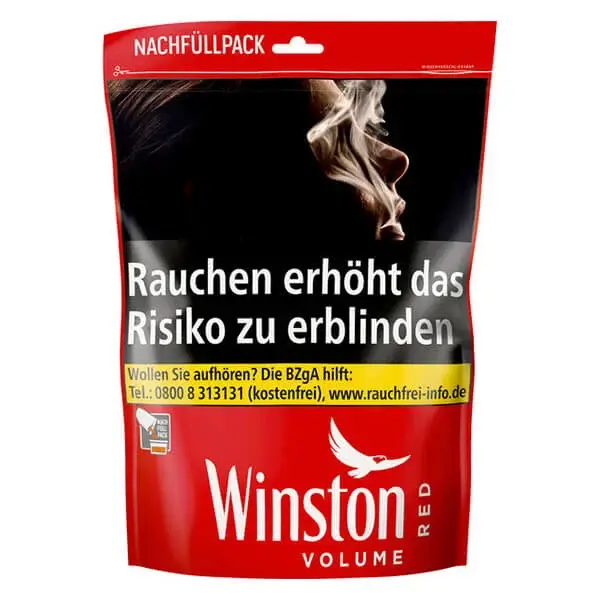 Winston Rot Volumentabak 160g Beutel