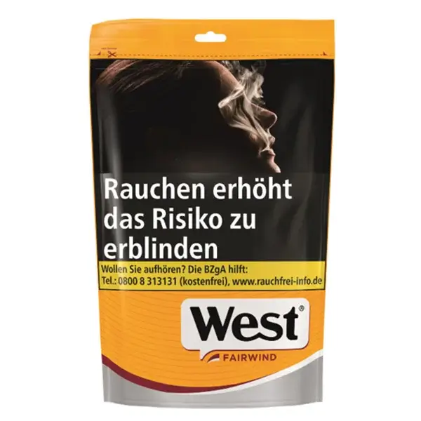 West Volumentabak Yellow XL Beutel West Volumentabak Yellow XL Beutel