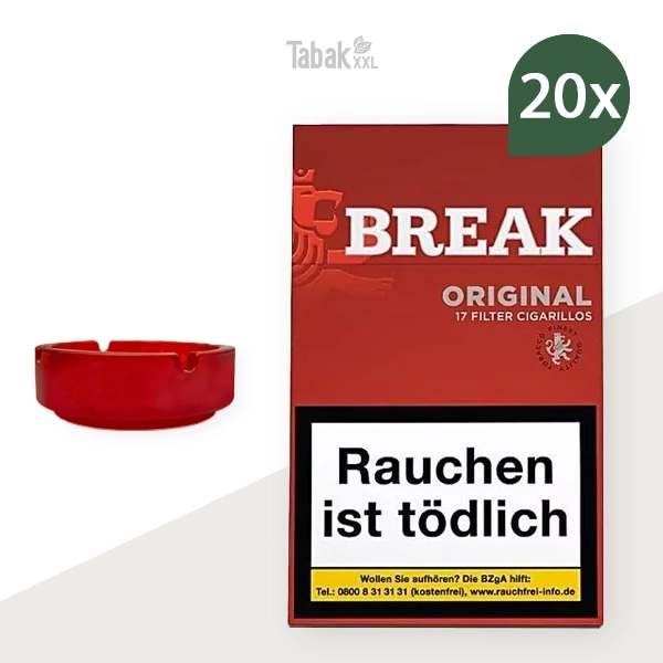 20x-break-zigarillos-original-rot-m-mit-filter-+-1x-aschenbecher 20x-break-zigarillos-original-rot-m-mit-filter-+-1x-aschenbecher