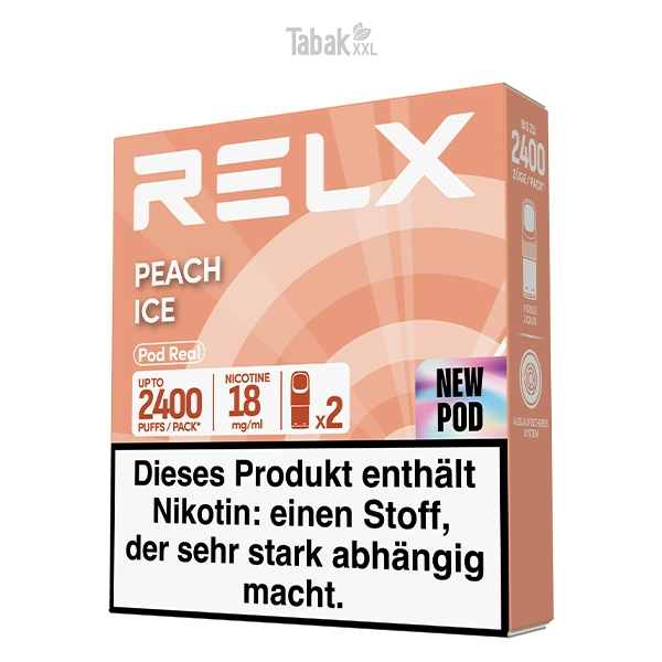 RELX Pod Real Peach Ice 18 mg/ml RELX Pod Real Peach Ice 18 mg/ml