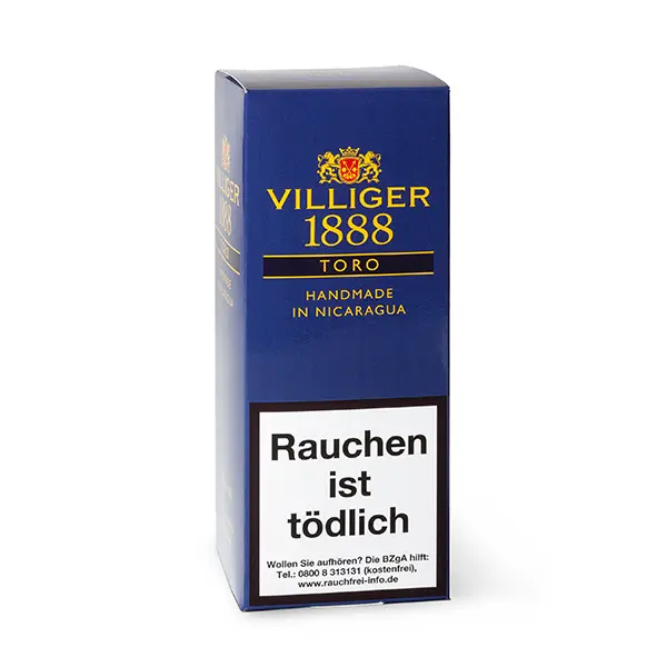 villiger 1888 zigarren nicaragua toro packung villiger 1888 zigarren nicaragua toro packung