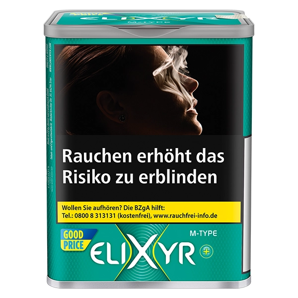 Elixyr Feinschnitt-Tabak Plus Green Dose