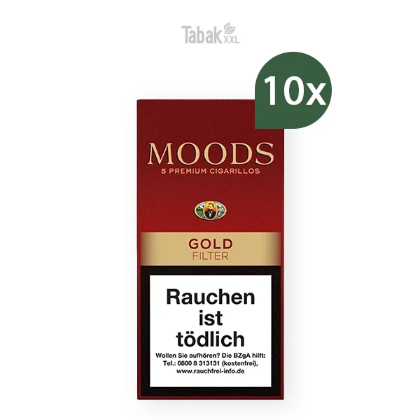 moods zigarillos gold xs mit filter stange moods zigarillos gold xs mit filter stange