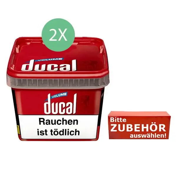 Ducal Tabak Red 2 x Eimer mit wählbarem Zubehör