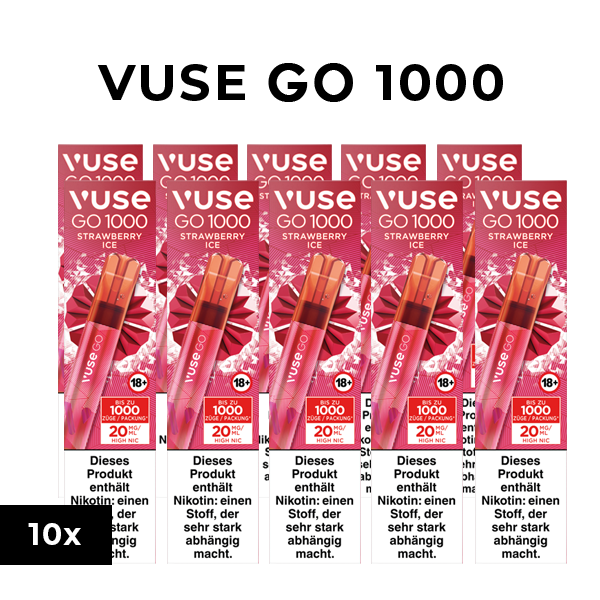 10x vuse go 1000 strawberry ice