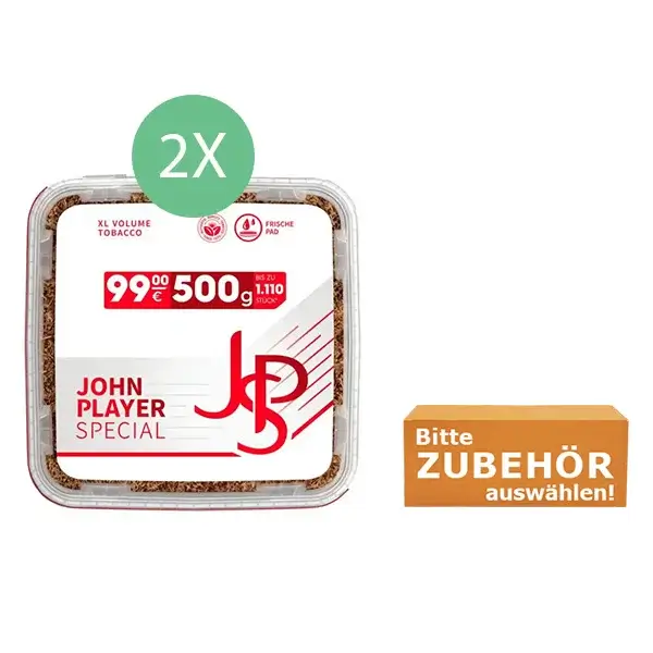 2x Jps Tabak XL mit Zubehör