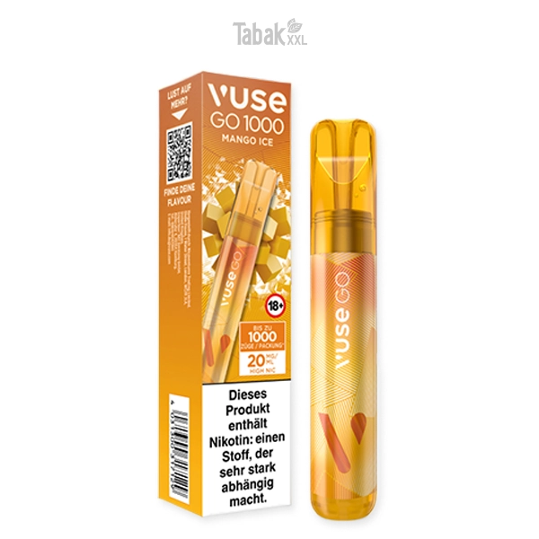 VUSE Go 1000 Mango Ice Einweg E-Zigarette - 20 mg 