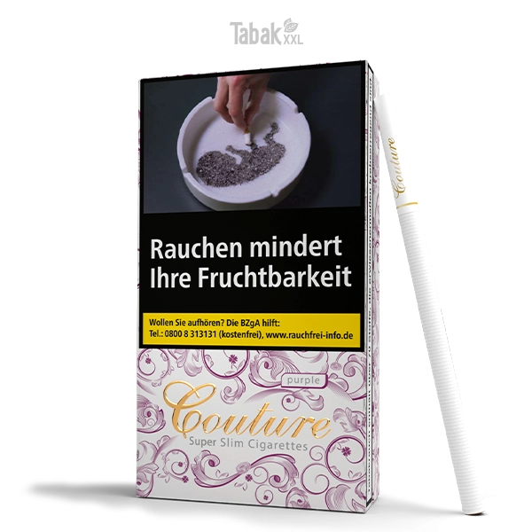couture zigaretten purple slim seite