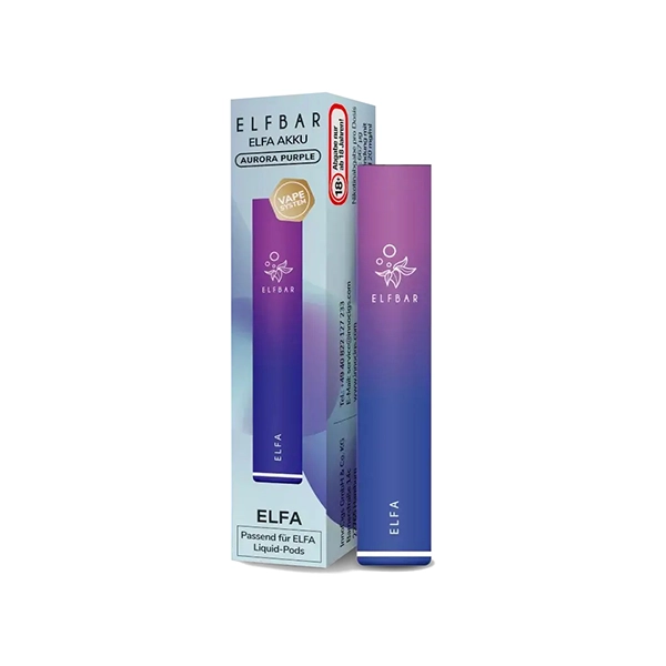 elfbar-e-zigarette-elfa-akku-aurora-purple-500-mah-mehrweg