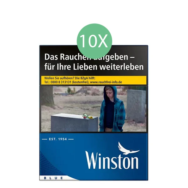 Winston Zigaretten Blue Original Pack Stange Winston Zigaretten Blue Original Pack Stange