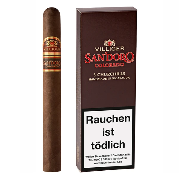 villiger san doro colorado zigarren churchill villiger san doro colorado zigarren churchill