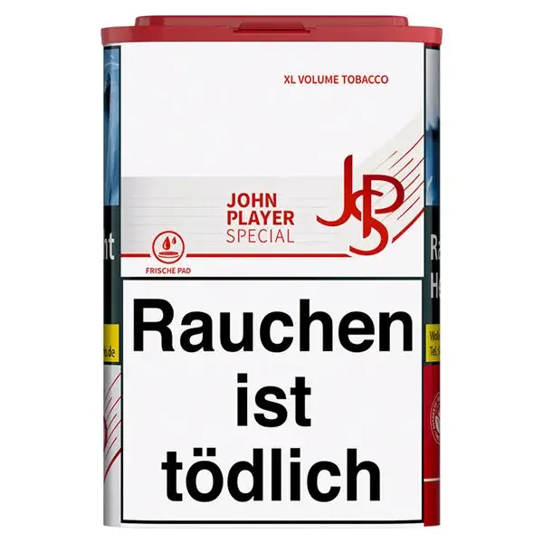 Der JPS Red Volumen Tabak in der Dose