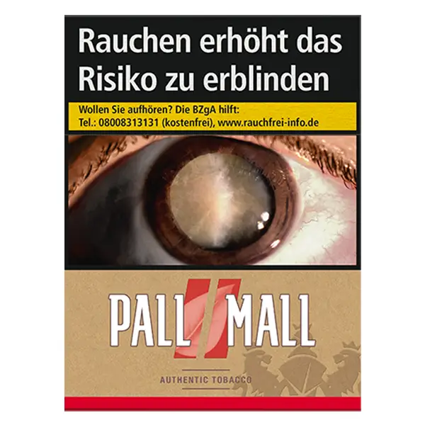 Pall Mall Zigaretten Authentic Red XXL