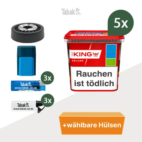 5x-king-volumentabak-blue-mit-wahlbarem-huelsen