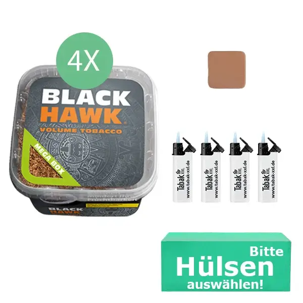 Black Hawk Tabak 4x Eimer mit wählbaren Hülsen Black Hawk Tabak 4x Eimer mit wählbaren Hülsen