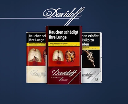 Davidoff Zigaretten mit weißem Filter