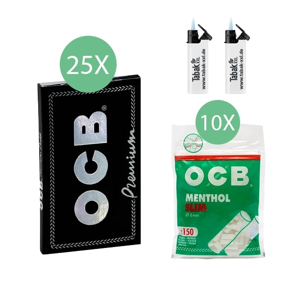 25x-ocb-blaettchen-premium-black-kurz-no-4-double-100-blatt-+-10x-ocb-menthol-slim-filter-+-2x-sturmfeuerzeuge