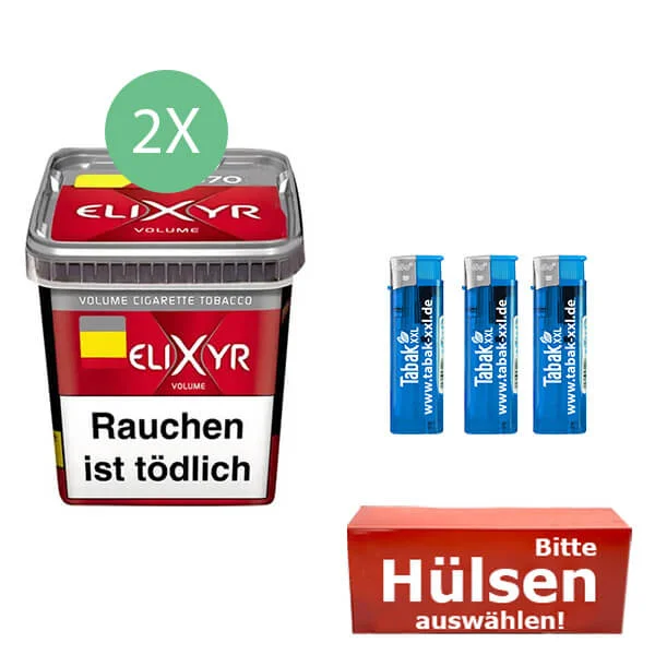 Elixyr Tabak Red 2 x Eimer mit wählbaren Hülsen Elixyr Tabak Red 2 x Eimer mit wählbaren Hülsen