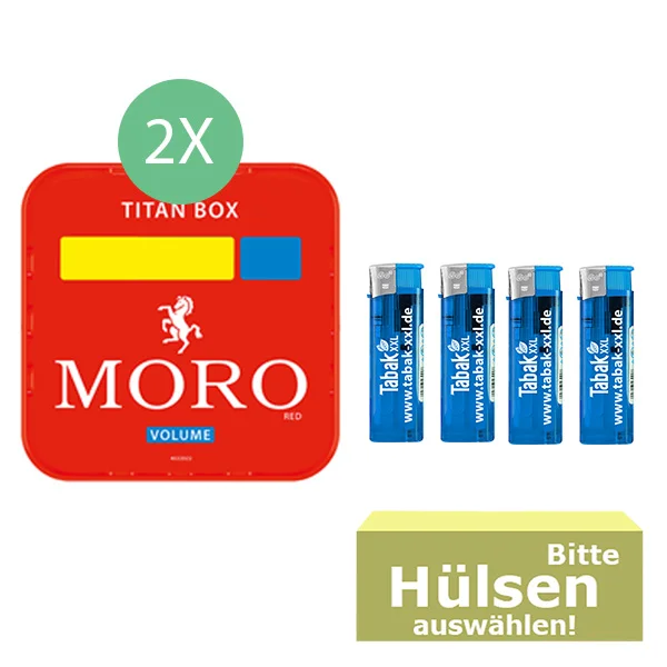 2 x moro titan box mit feuerzeugen