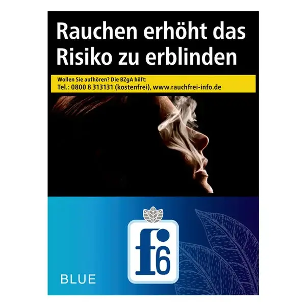 Die f6 Blue Zigaretten in 2Xl.