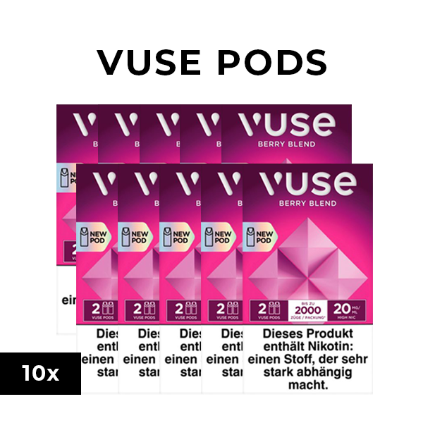 10x VUSE Pods Berry Blend