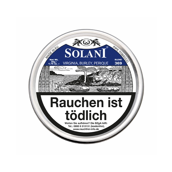 Solani Pfeifentabak Blau Blend 369 Dose Solani Pfeifentabak Blau Blend 369 Dose