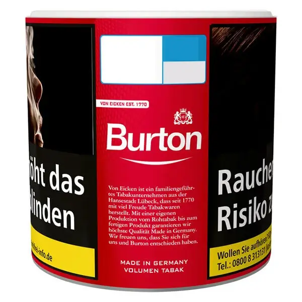 Burton Rot Volumentabak Dose