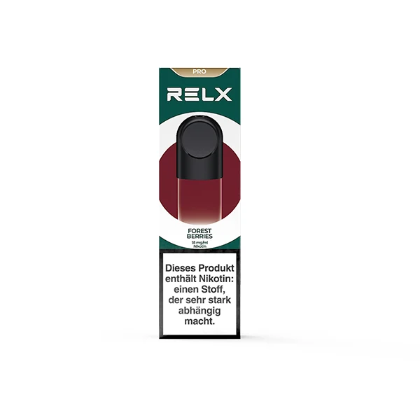 RELX Pods Pro Forest Berries 18 mg front RELX Pods Pro Forest Berries 18 mg front