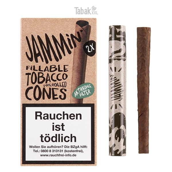 jammin-tobacco-cones-classic-2-stueck-mit-aktivkohlefilter jammin-tobacco-cones-classic-2-stueck-mit-aktivkohlefilter