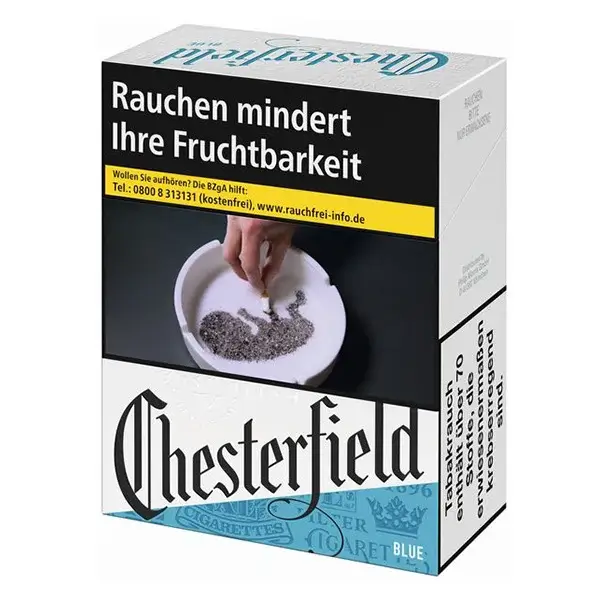 Chesterfield Zigaretten Blue 2XL Chesterfield Zigaretten Blue 2XL