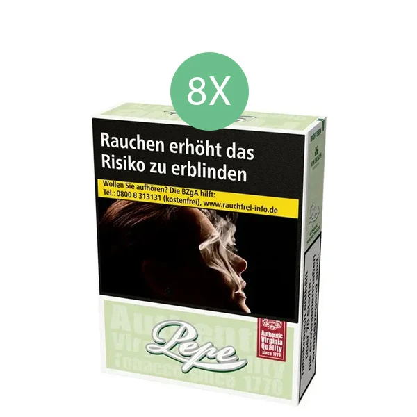 Pepe Zigaretten Bright Green XL Stange Pepe Zigaretten Bright Green XL Stange