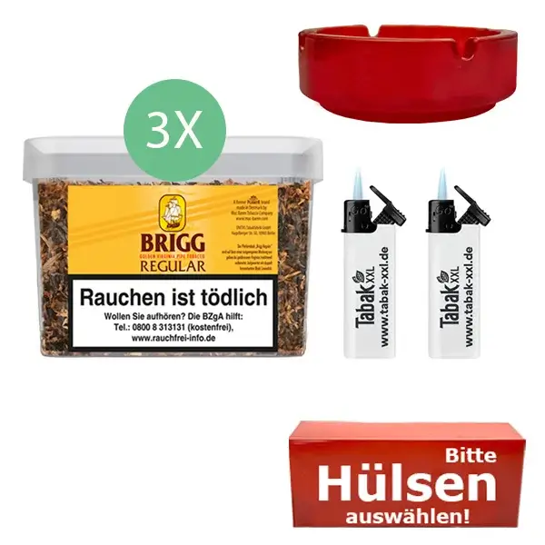 Brigg Tabak Regular 3 x Eimer mit wählbaren Hülsen Brigg Tabak Regular 3 x Eimer mit wählbaren Hülsen