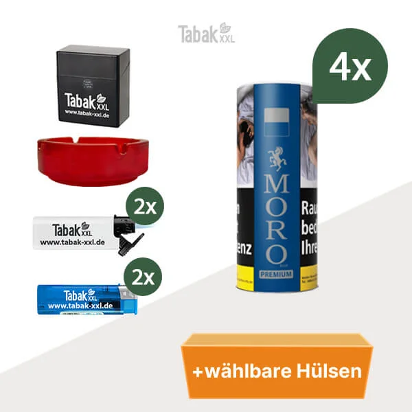 moro-blue-premium-4x-Dose-waelbaren-huelsen-und-Etui-Aschenbecher