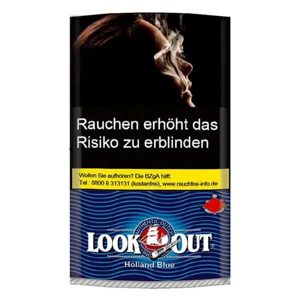 Look Out Drehtabak Holland Blue Pouch Look Out Drehtabak Holland Blue Pouch