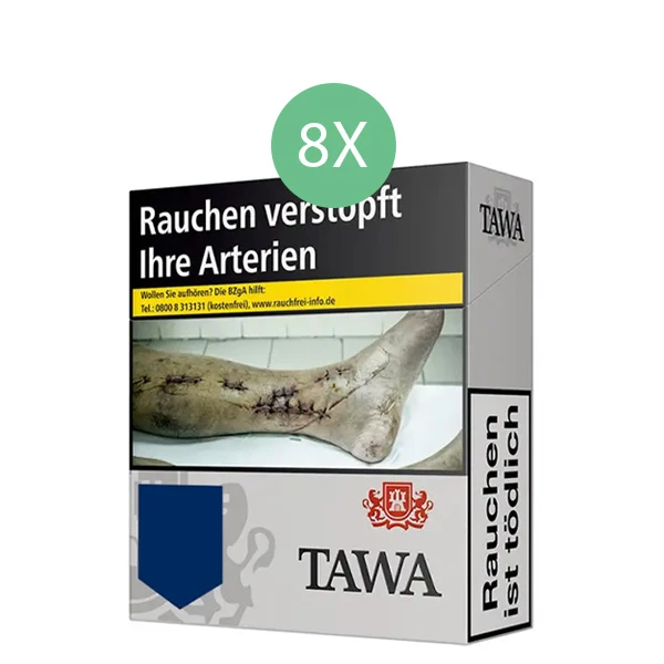 Tawa Zigaretten Silver XXXXL Stange