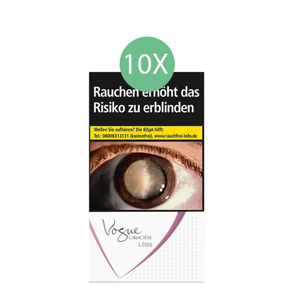 Vogue Zigaretten Caractère Lilas Original Pack Stange