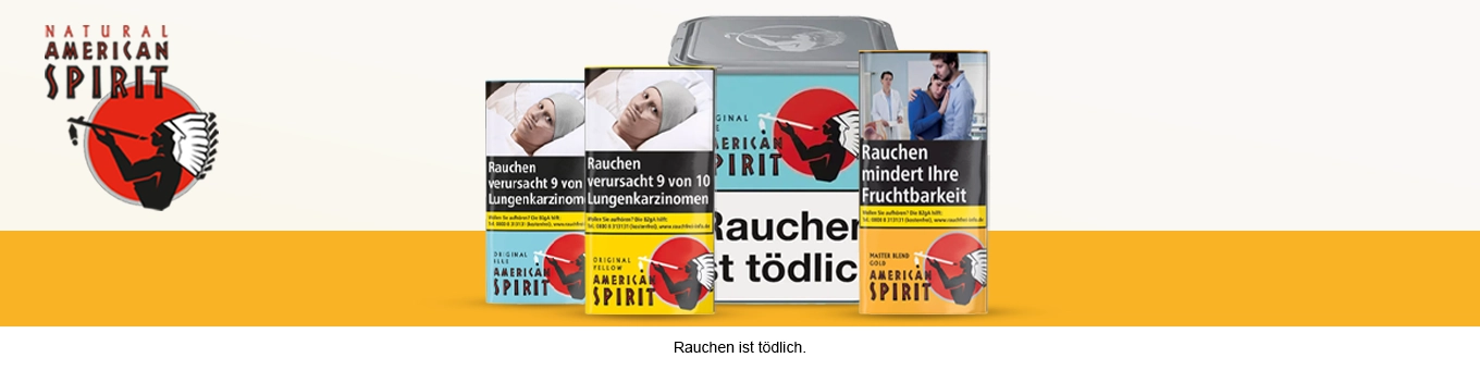 American Spirit Tabak American Spirit Tabak online kaufen - alle Sorten bei Tabak-XXL