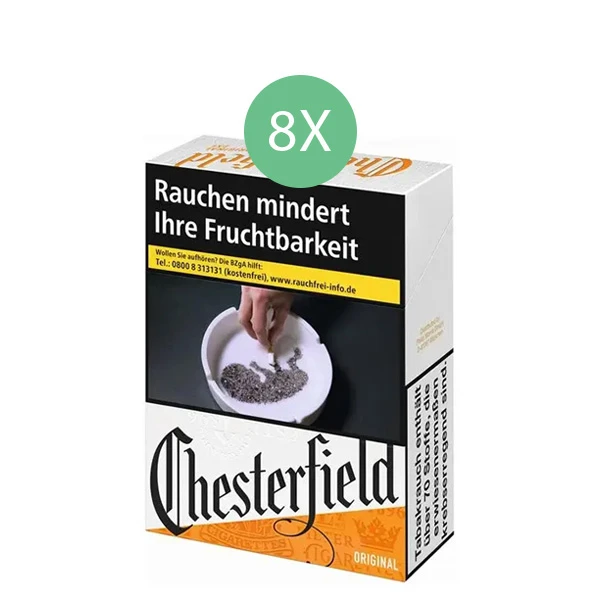 Chesterfield Zigaretten Orange Original XL Stange Chesterfield Zigaretten Orange Original XL Stange
