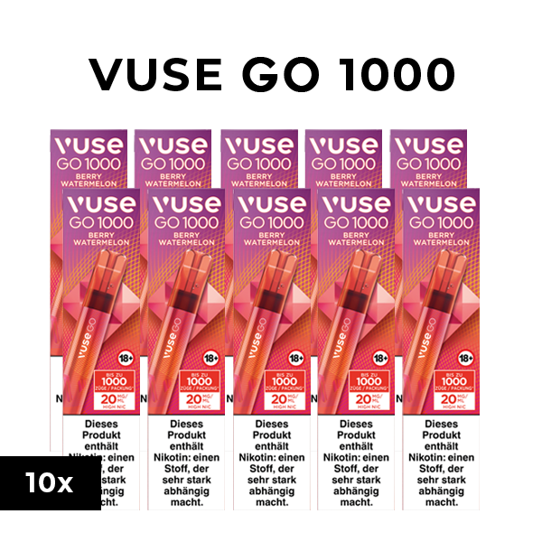 10x vuse go 1000 berry watermelon