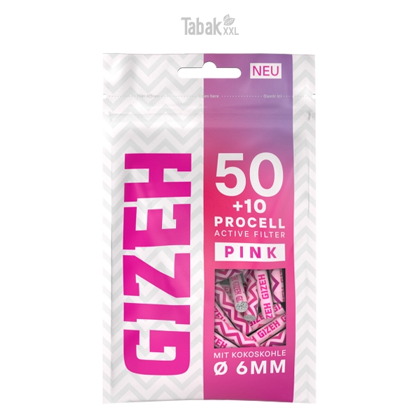 gizeh-procell-active-filter-pink-mit-kokoskohle-60x6-mm-10er-box-einzel gizeh-procell-active-filter-pink-mit-kokoskohle-60x6-mm-10er-box-einzel