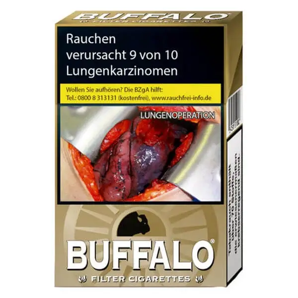 Buffalo Zigaretten Gold Original Pack 