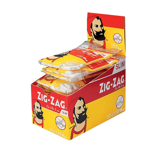 Zig Zag Spezial Drehfilter Slim 150 x 6 mm 10er Box Zig Zag Spezial Drehfilter Slim 150 x 6 mm 10er Box