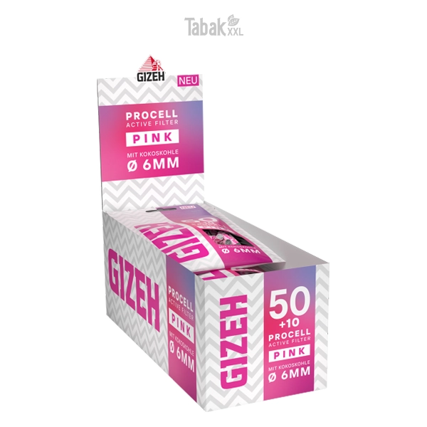 gizeh-procell-active-filter-pink-mit-kokoskohle-60x6-mm-10er-box gizeh-procell-active-filter-pink-mit-kokoskohle-60x6-mm-10er-box