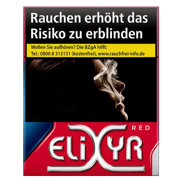 Die Elixyr Red Zigaretten in XXXL